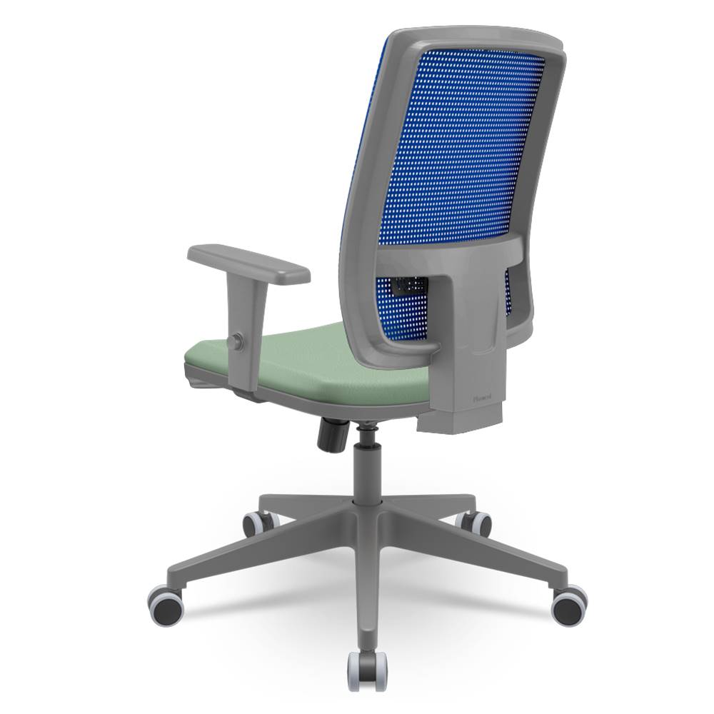 Cadeira-Brizza-Diretor-Grafite-Tela-Azul-Assento-Vinil-Verde-Base-RelaxPlax-Piramidal---66341