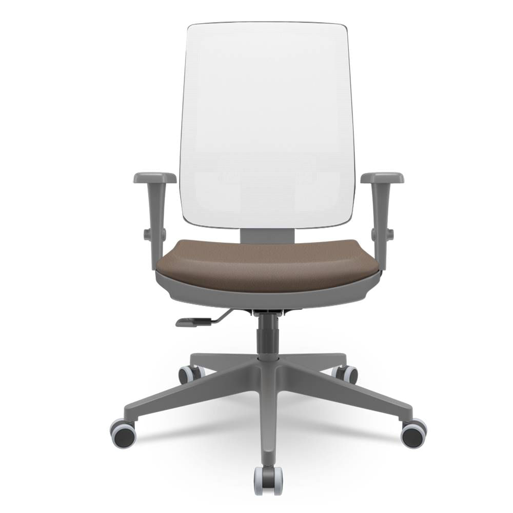 Cadeira-Brizza-Diretor-Grafite-Tela-Branca-Assento-Vinil-Marrom-Base-RelaxPlax-Piramidal---66372