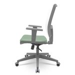 CadeiraBrizzaDiretorGrafiteTelaBrancaAssentoVinilVerdeBaseRelaxPlaxPiramidal66375