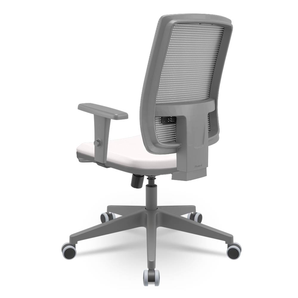 Cadeira-Brizza-Diretor-Grafite-Tela-Cinza-Assento-Vinil-Branco-Base-RelaxPlax-Piramidal---66401