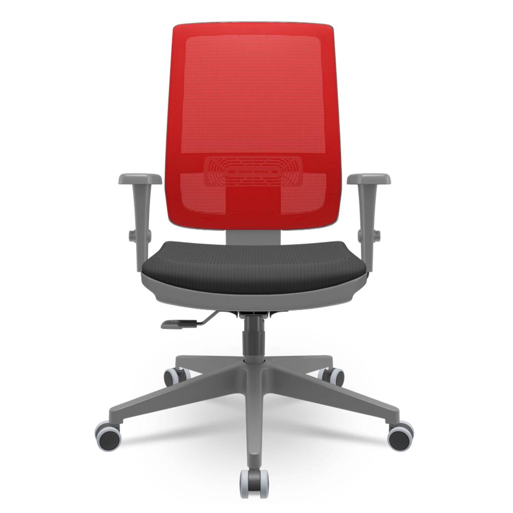 Cadeira-Brizza-Diretor-Grafite-Tela-Vermelha-Assento-Aero-Preto-Base-RelaxPlax-Piramidal---66407-
