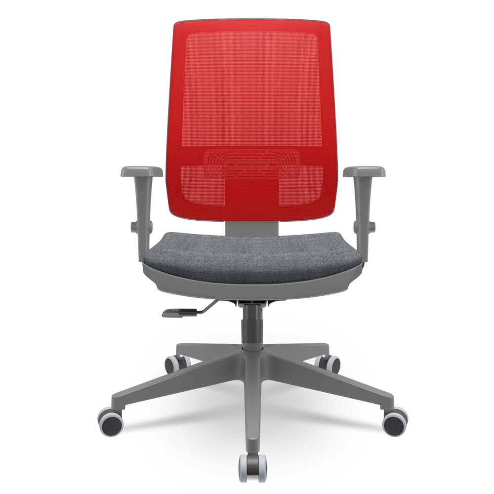 Cadeira-Brizza-Diretor-Grafite-Tela-Vermelha-Assento-Concept-Granito-Base-RelaxPlax-Piramidal---66413