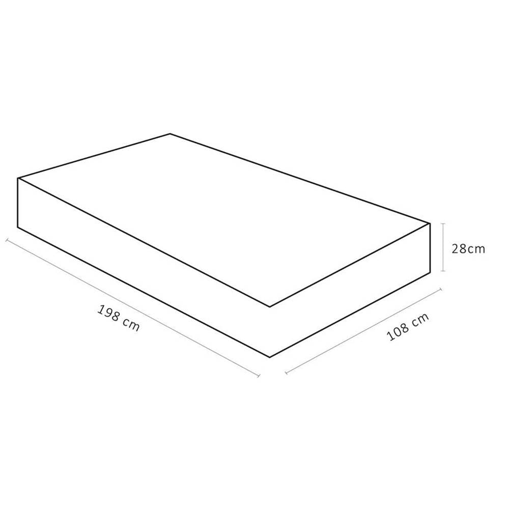 Colchão Solteirão Physical Airtech Ortopillow 108 cm 6.0 Densidade D28