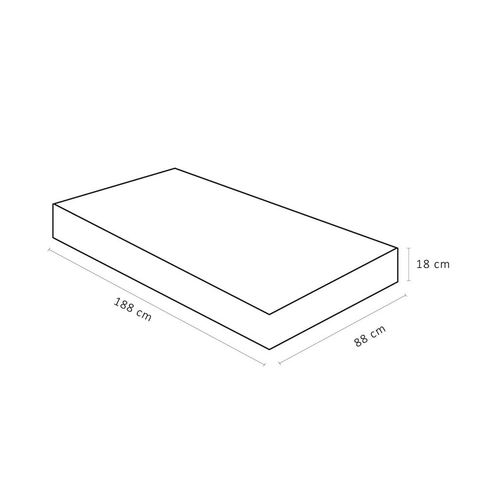 Colchão Solteiro Physical Airtech 1.5 Ortopillow 88 cm Densidade D45