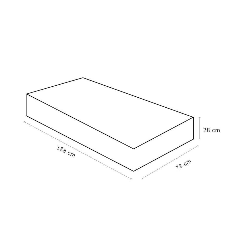 Colchão Solteiro Physical Airtech 1.5 Ortopillow 78 cm Densidade D45
