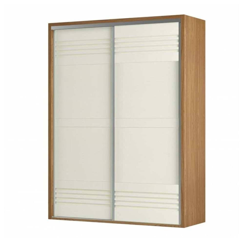 Roupeiro-Menfis-2-Portas-cor-Freijo-Off-White-180cm