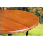 MesaBistroToutouseBaseAcoTampoMadeiraCastanho105cm55322