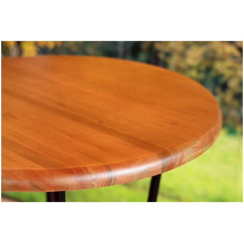 MesaBistroToutouseBaseAcoTampoMadeiraCastanho105cm55322