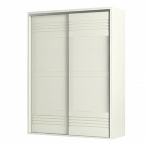 Roupeiro Menfis 2 Portas Cor Off White 180cm - 66683