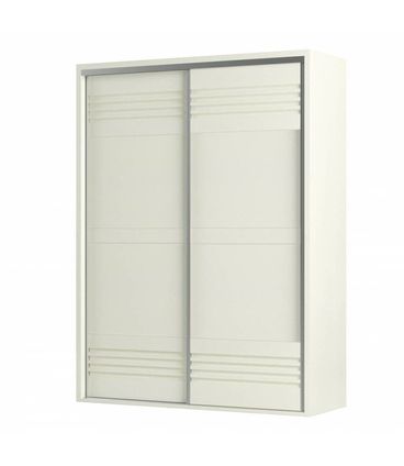 Roupeiro Menfis 2 Portas Cor Off White 180cm - 66683
