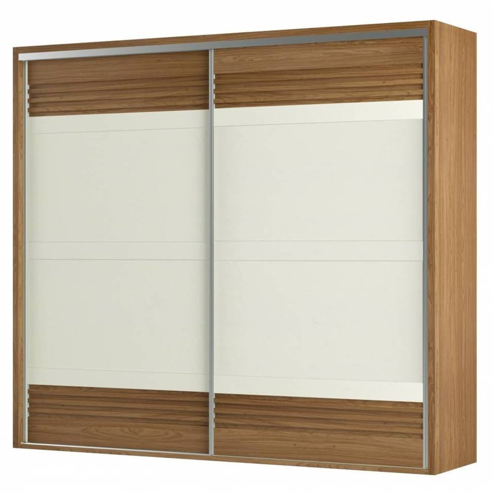 Roupeiro-Menfis-2-Portas-cor-Freijo-com-detalhes-Off-White-267cm-