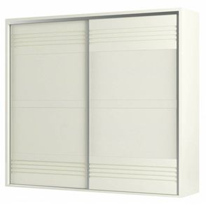 Roupeiro Menfis 2 Portas cor Off White 267cm - 66712