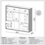 RoupeiroMenfis2PortascorOffWhite267cm