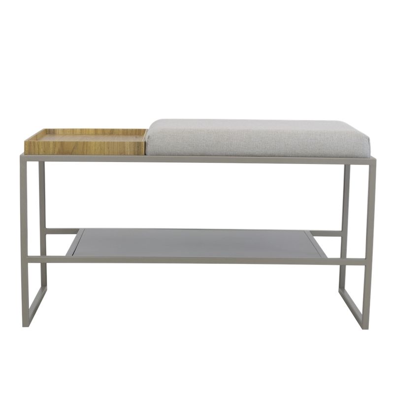 BancoDuetscomSapateiraTramaPerolaeLouroFreijocomBaseChampagne80cm