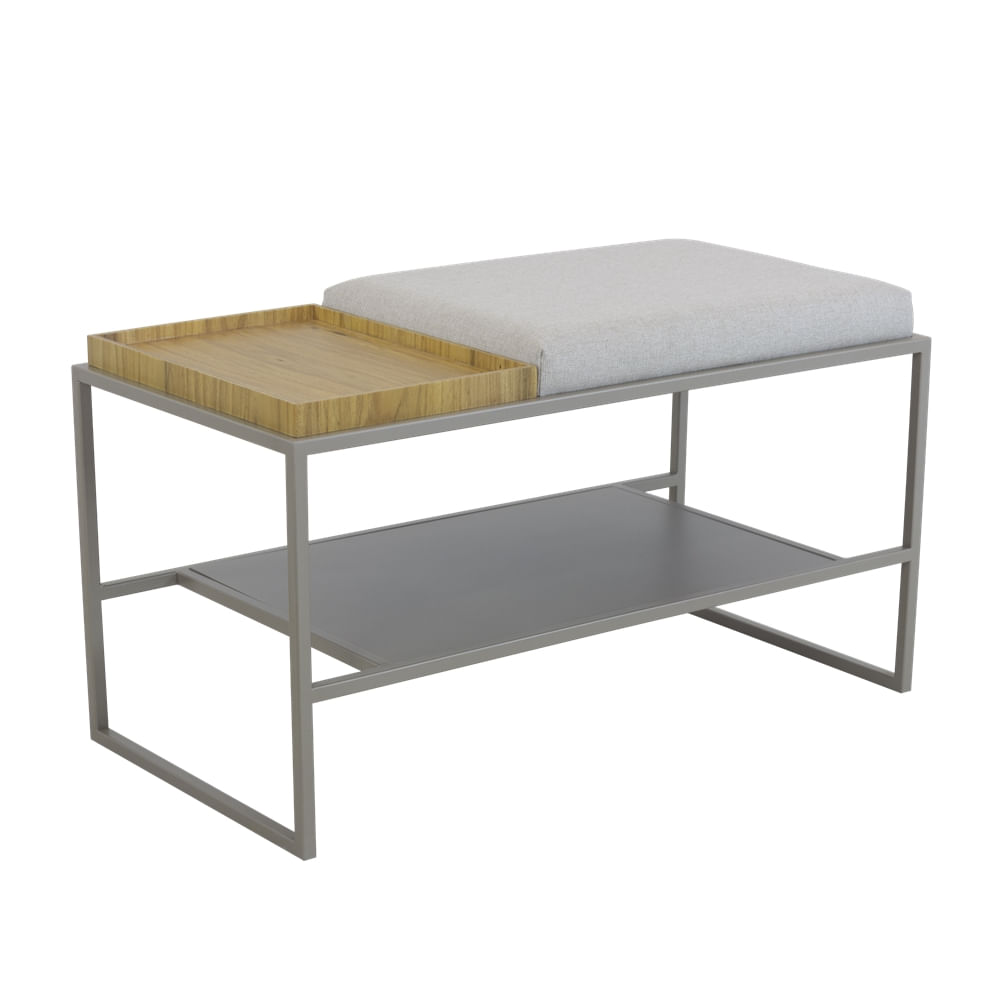 Banco-Duets-com-Sapateira-Trama-Perola-e-Louro-Freijo-com-Base-Champagne-80cm