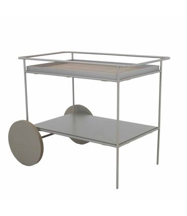 Carrinho Bar Tito Champagner Recouro Fendi Base Champagner 92cm - 67275