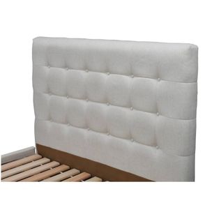Cama Oslo Linho Bege para Colchão King 193cm - 67330