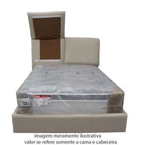 Cama One Touch Cor Bege para Colchão Queen 158cm - 67344