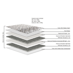 ColchaoSolteiroTaviraOneSidePillowTop88X188cm6742