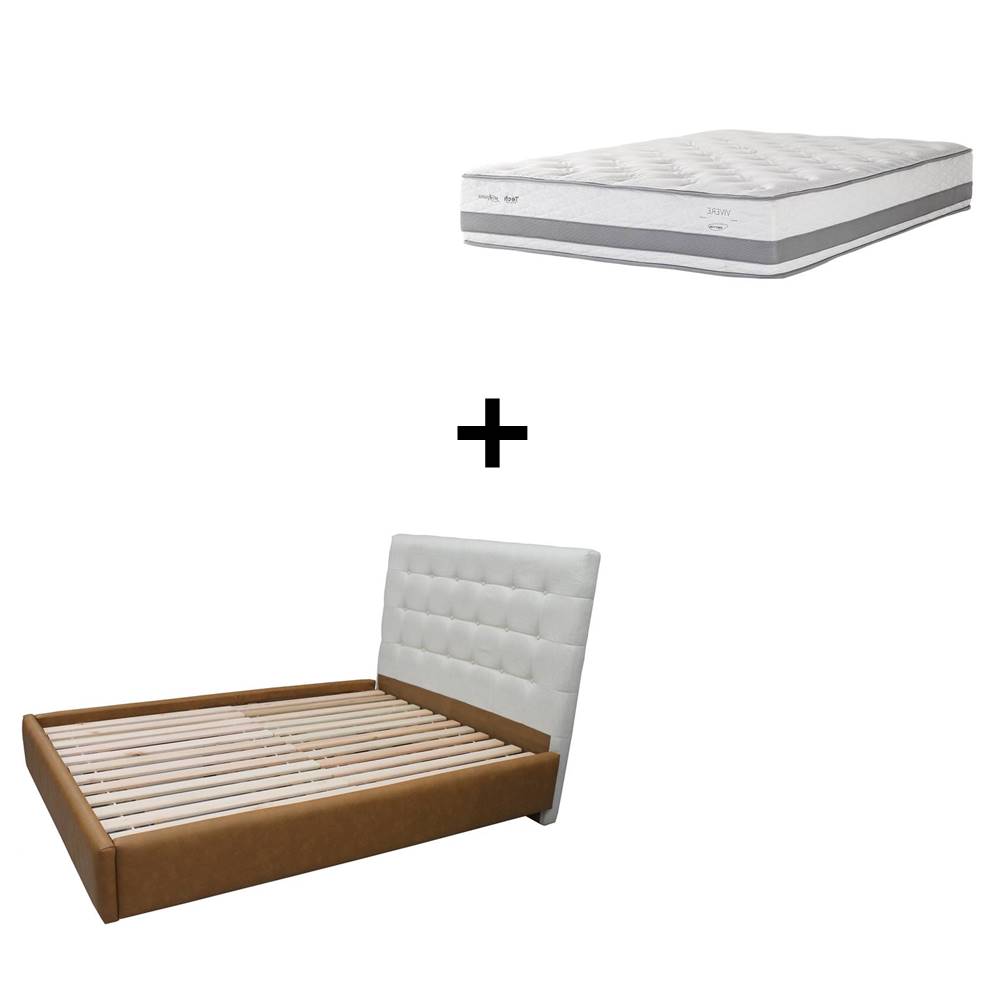 colchão sun tech king com cama oslo