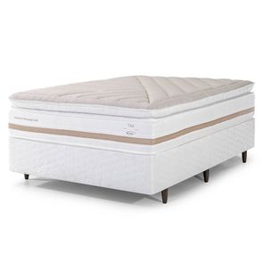 Conjunto Box Solteirão Sun Fresh One Side Pillow Top Base Fendi 96X203cm - 67439