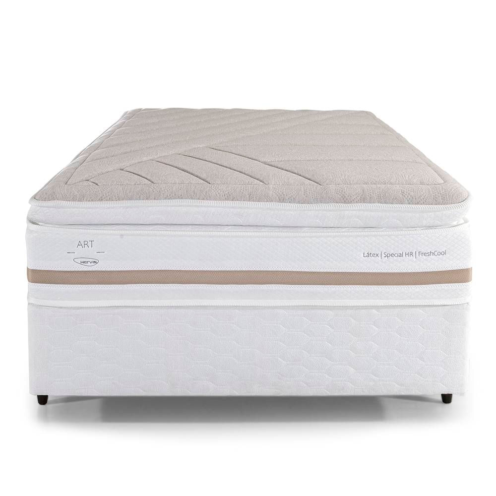 Conjunto-Box-Queen-Size-Sun-Fresh-One-Side-Pillow-Top-Base-Fendi-158X198cm---67441