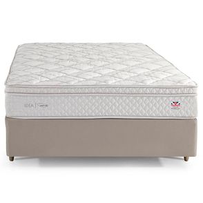Conjunto Box King Size Lordelo One Side Pillow Top Base Idea Baixo 193x203cm - 67450