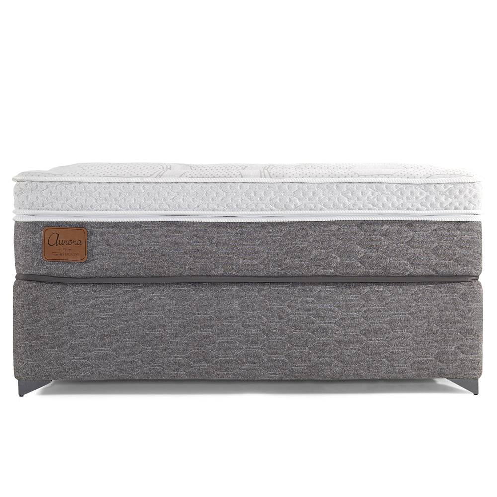 Conjunto Box Casal Aurora One Side Pillow Top Base Exclusive Favo 138X188cm - 67468