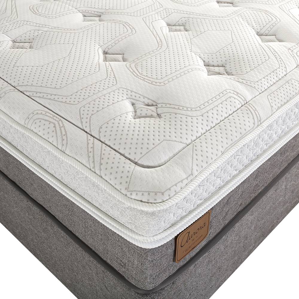 Conjunto Box Casal Aurora One Side Pillow Top Base Exclusive Favo 138X188cm - 67468