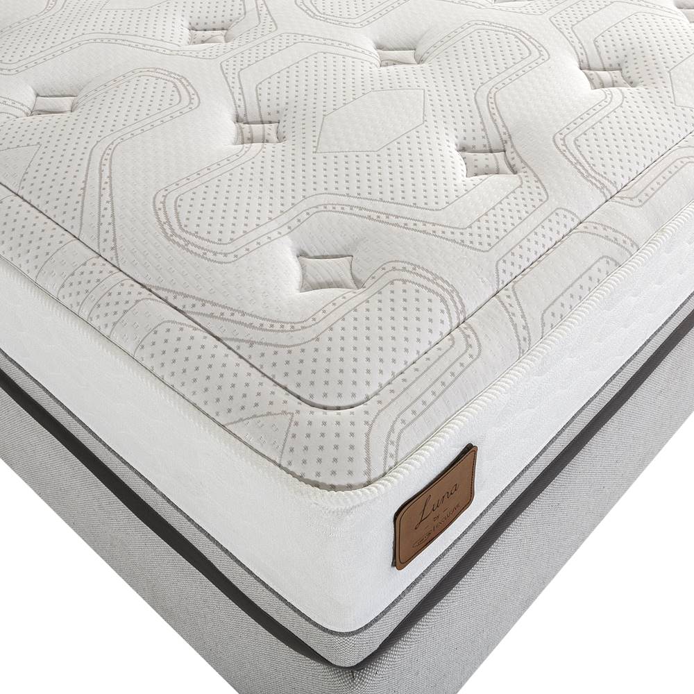 Conjunto Box Queen Size Luna One Side Pillow Top Base Exclusive 158x198cm - 67562