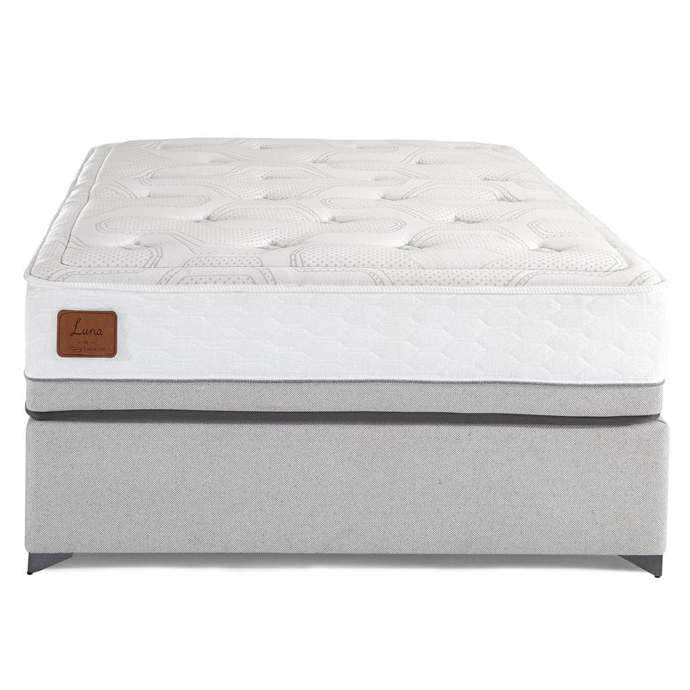 Conjunto Box King Size Luna One Side Pillow Top Base Exclusive Com 2 USB 193x203cm - 67595