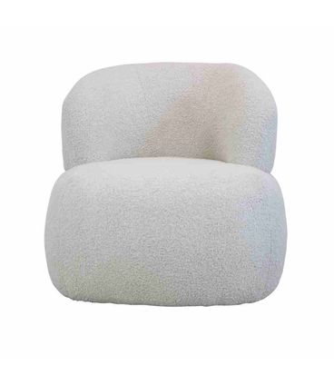 Poltrona Florence com Base Fixa em Sheepskin Areia 73 cm - 66843