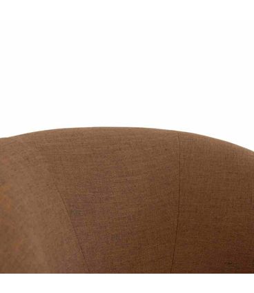 Poltrona Florence com Base Fixa em Linho Terra Cota 73 cm - 67612