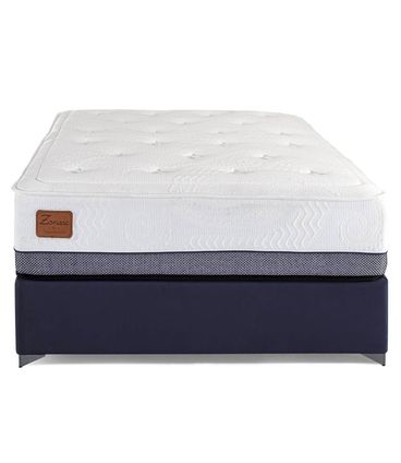 Conjunto Box King Size Zonare One Side Pillow Top Base Exclusive Com 2 USB 193x203cm - 67604