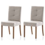 KitCom02CadeirasDesmontaveisAndenneSemBracoEncostoEstofadoPesAmendoa