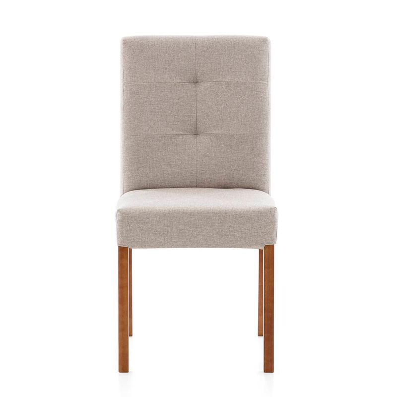 KitCom02CadeirasDesmontaveisAndenneSemBracoEncostoEstofadoPesAmendoa