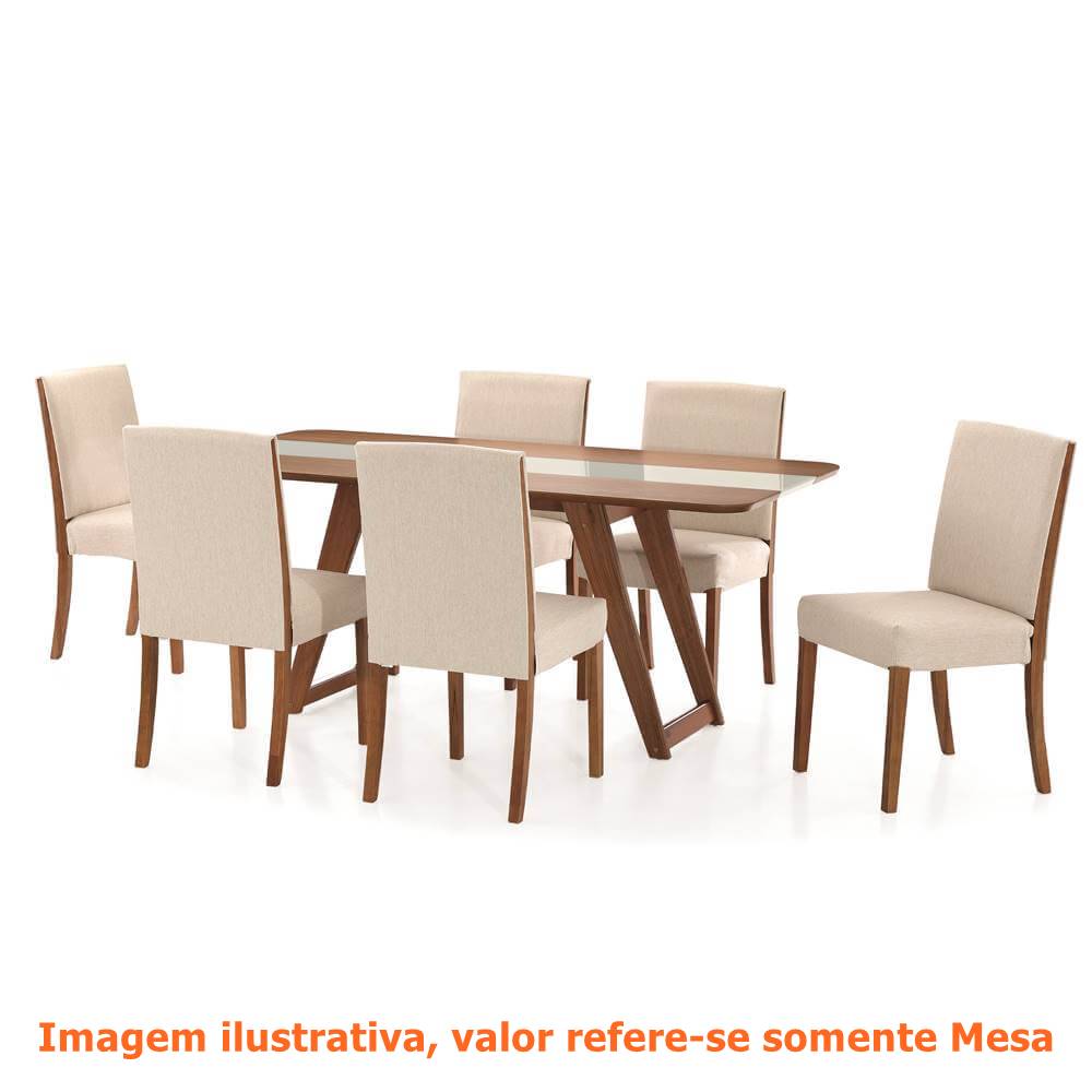 Mesa-de-Jantar-Lovaina-Retangular-Tampo-de-MDF-Base-em-Madeira-Amendoa-e-Vidro-Off-White-180x90---67630