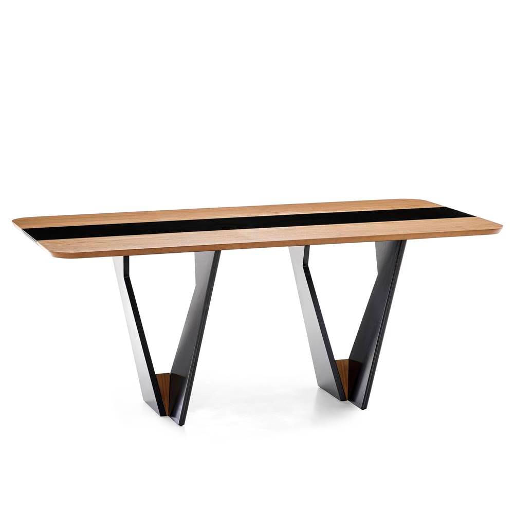 Conjunto-Mesa-de-Jantar-Dinant-Vidro-e-Base-Preta---Cadeiras-Halle-Encosto-Estofado---67642