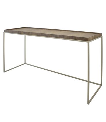 Aparador Loi Tampo Nogueira E Recouro Croco Fendi Com Base Champagne 137cm  - 67679