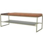 BancoSapateiraErosAssentoTerracotaNogueiraeBaseDourada