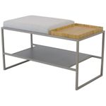 BancoSapateiraErosAssentoPerolaeBaseChampagne120cm