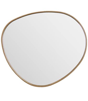 Espelho Fortaleza Prata Borda Louro Feijo 117x104cm - 67722