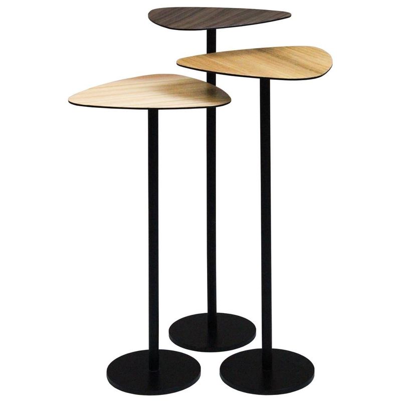 MesaApoioAventuraMediaTampoLouroFreijoBasePreta53cm