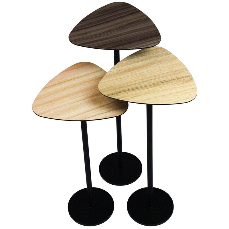 MesaApoioAventuraMediaTampoLouroFreijoBasePreta53cm