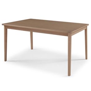 Mesa Retangular Suez Acabamento Verniz Amendoa 142cm - 67747