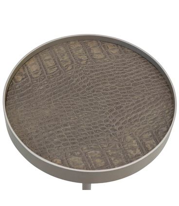 Mesa de Apoio Kyoto Alta Recouro Croco Fendi e Haste Fendi 60cm - 67759