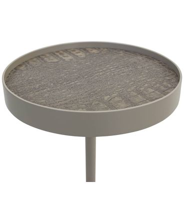 Mesa de Apoio Kyoto Media Recouro Croco Fendi e Haste Fendi 55cm - 67760