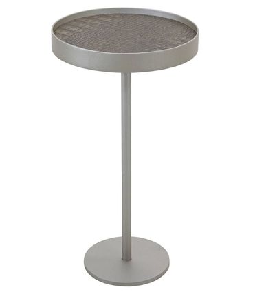 Mesa de Apoio Kyoto Baixa Recouro Croco Fendi e Haste Fendi 50cm - 67761