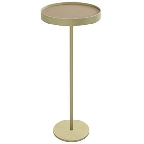 Mesa de Apoio Tokyo Alta Recouro Caramelo Base Gold 60cm - 67762
