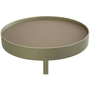 Mesa de Apoio Tokyo Alta Recouro Caramelo Base Gold 60cm - 67762